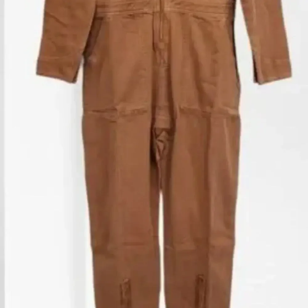 Free People x Sandrine Zip Denim Jumpsuit NWT Size L